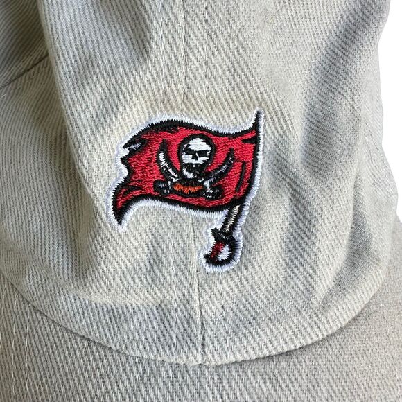 Tampa Bay Buccaneers Hat Adult NFL Tan Adjustable Cap Hat Strap Back Hat Tan - Picture 3 of 8
